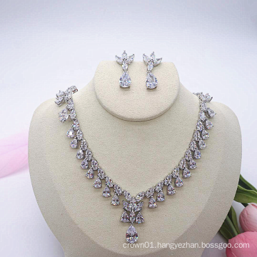 Fashional bling bling zircon vogue jewelry wedding necklace  NE-212